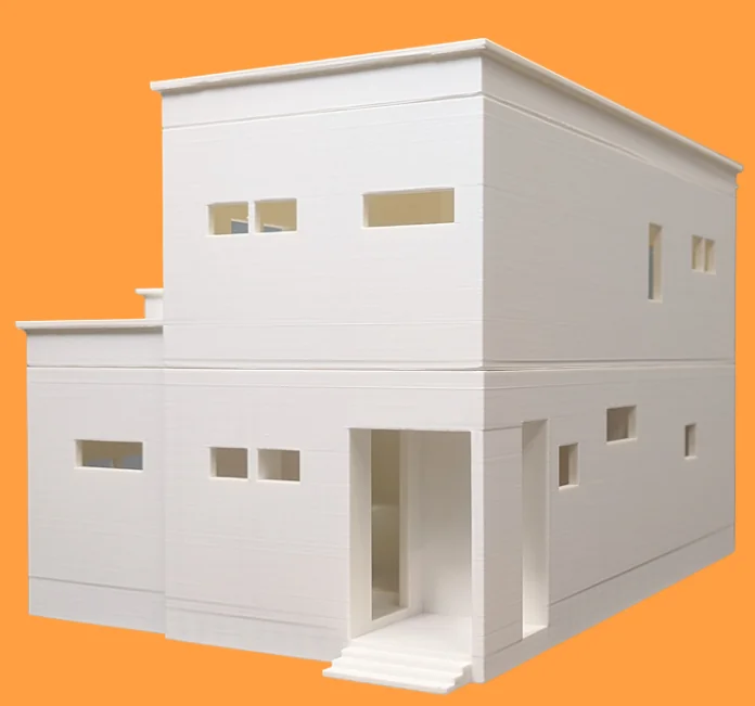 訪問デモでお持ちする3Dプリント建築模型のサンプル